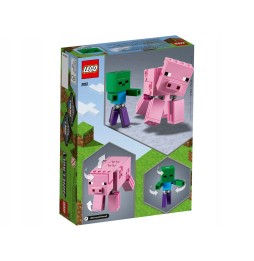 LEGO 21157 Minecraft BigFig - Porcul și zombie