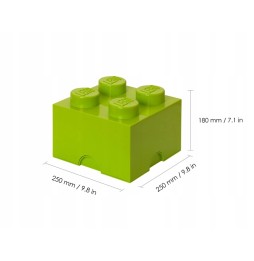 LEGO Light Green Container 25x25x18 cm