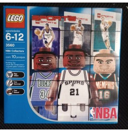 LEGO 3560 NBA z figurkami - Tim Duncan, Pau Gasol, Allen