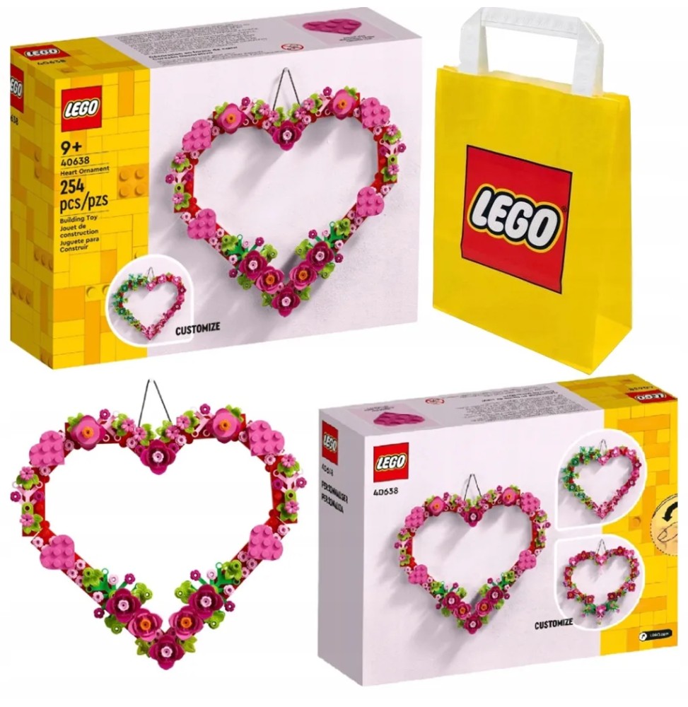 LEGO Creator 40638 Ornament Inimă Cadou