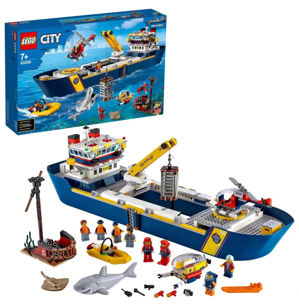 LEGO City Nava cercetătorilor oceanici 60266