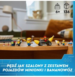 LEGO Despicable Me 4 Minionki i bananowóz 75580