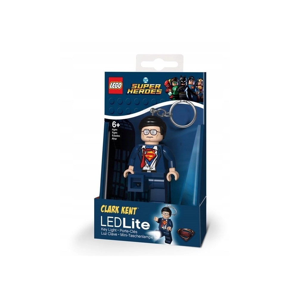 LEGO Superman brelok LED Clark Kent