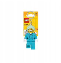 LEGO LED Keychain Surgeon Doctor in Mask