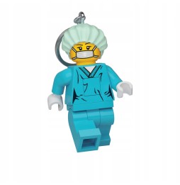 LEGO brelok LED chirurg lekarz w maseczce