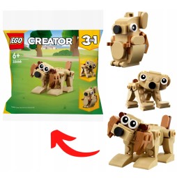 Creator 30666 3 in 1 Animal Building Blocks