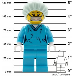 LEGO latarka chirurg - minifigurka LED