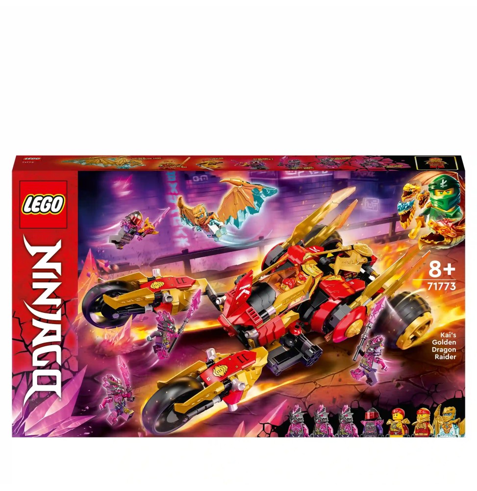 LEGO Ninjago Mașina Aurie a Dragonului 71773