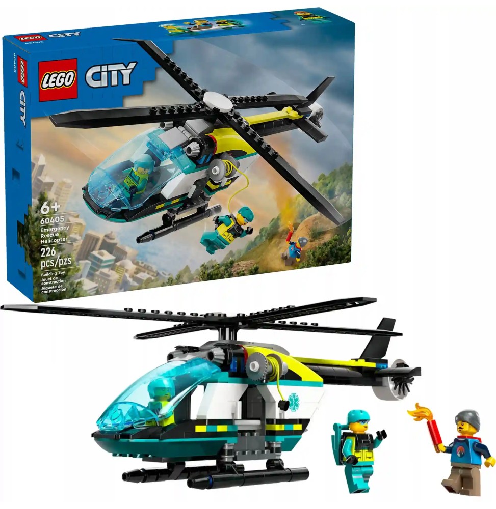 LEGO City Helikopter 60405 - Ratunkowy zestaw