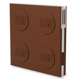 LEGO Notebook with Brown Pen 52446