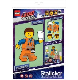 Lego Movie Staticker Emmet Puzzle Mobil