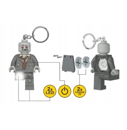 Breloc LEGO Zombiak cu lanternă și geantă LEGO