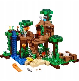 LEGO Minecraft 21125 set cu Alex și Steve