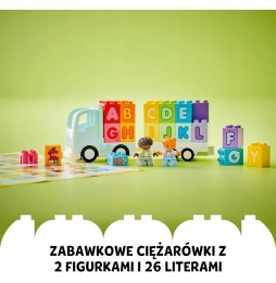 LEGO DUPLO Ciężarówka z alfabetem dla dzieci 2+