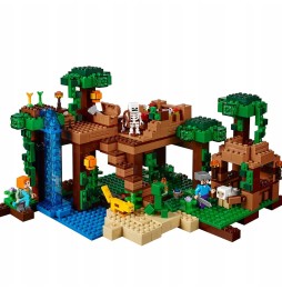 LEGO Minecraft 21125 set cu Alex și Steve