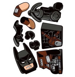 LEGO 52372 Stickers Batman din The LEGO Movie 2