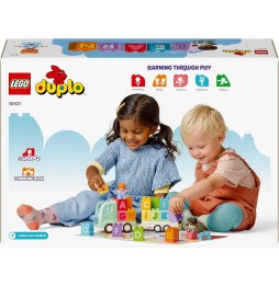 LEGO DUPLO Camion cu litere pentru copii 2+