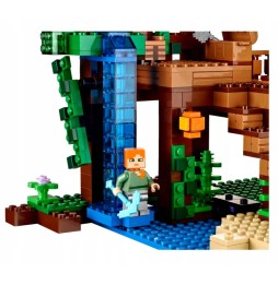 LEGO Minecraft 21125 set cu Alex și Steve