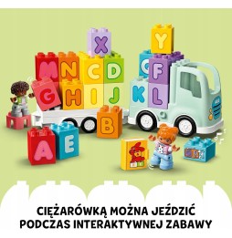 LEGO DUPLO Camion cu litere pentru copii 2+