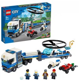 LEGO 60244 Remorcă elicopter de poliție