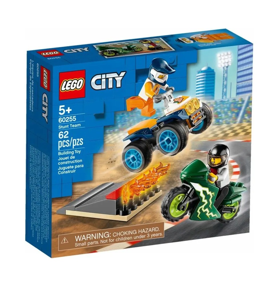 LEGO 60255 Ekipa Kaskaderów - Zabawka 5+