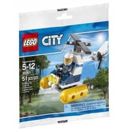 LEGO City 30311 Helikopter Policji z Bagien