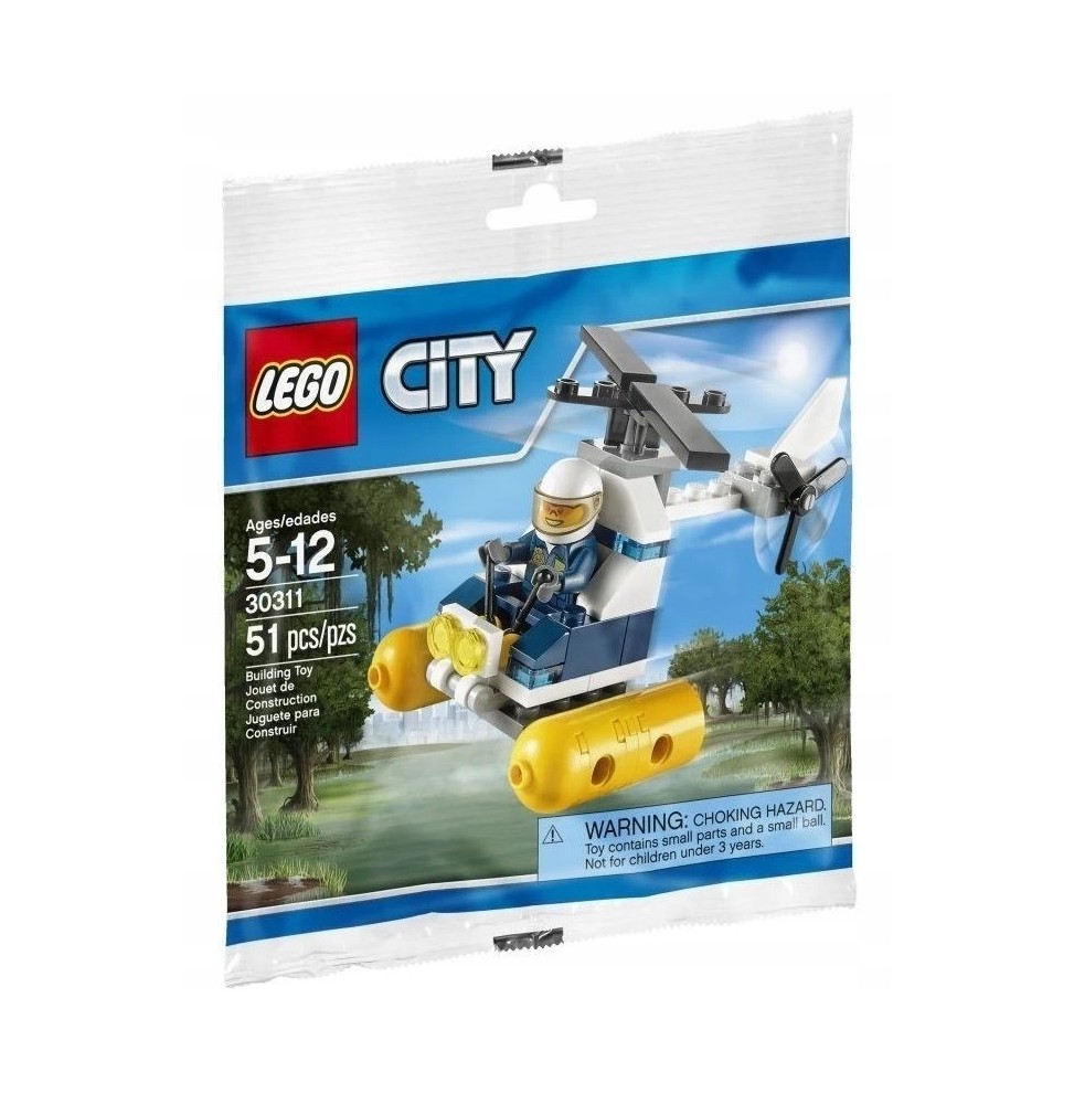 LEGO City 30311 Helikopter Policji z Bagien