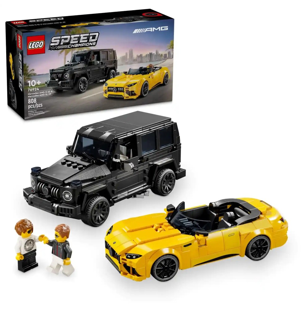 LEGO Speed Champions 76924 Mercedes-AMG G 63 și SL 63