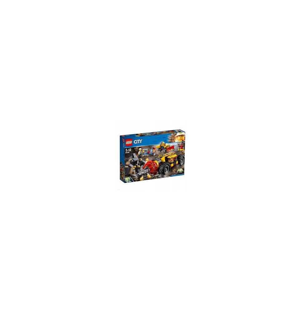 Set LEGO City Burghiu greu de minerit 60186