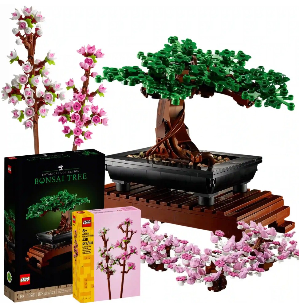 LEGO Bonsai drzewko i Kwiaty wiśni zestaw