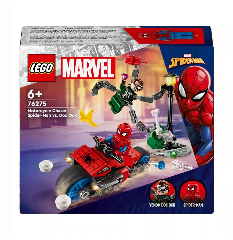 LEGO Marvel Pościg na motocyklu: Spider-Man vs. Doc Ock