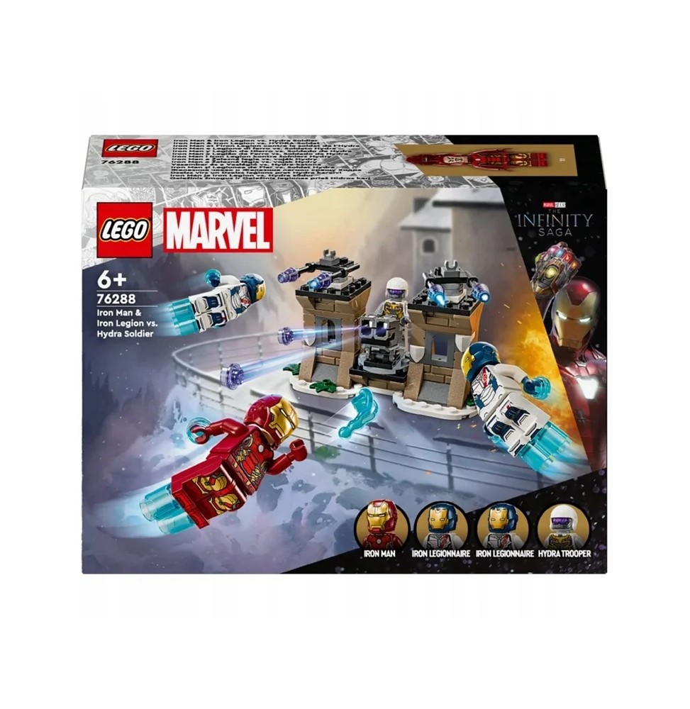 LEGO Marvel 76288 Iron Man i Legion kontra żołnierz Hydry