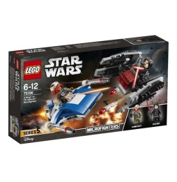 LEGO Star Wars A-Wing kontra TIE Silencer 75196