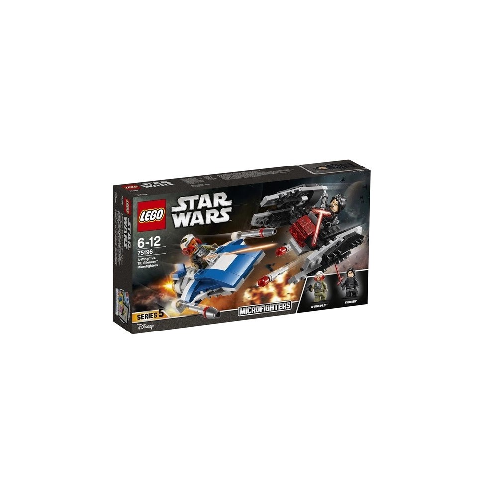 LEGO Star Wars A-Wing kontra TIE Silencer 75196