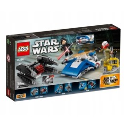 LEGO Star Wars A-Wing kontra TIE Silencer 75196