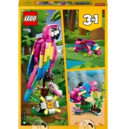 LEGO Creator 3w1 Egzotyczna różowa papuga 31144