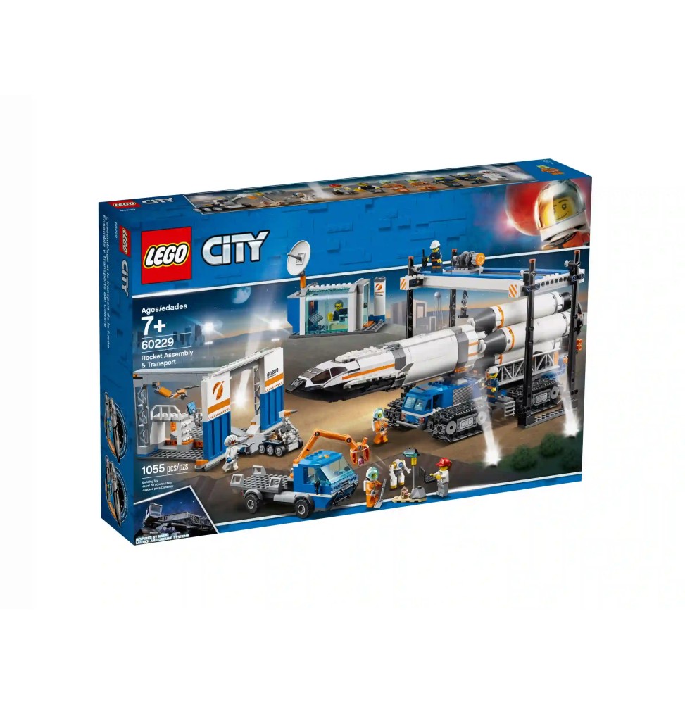 LEGO City 60229 Rocket Transport and Assembly Set