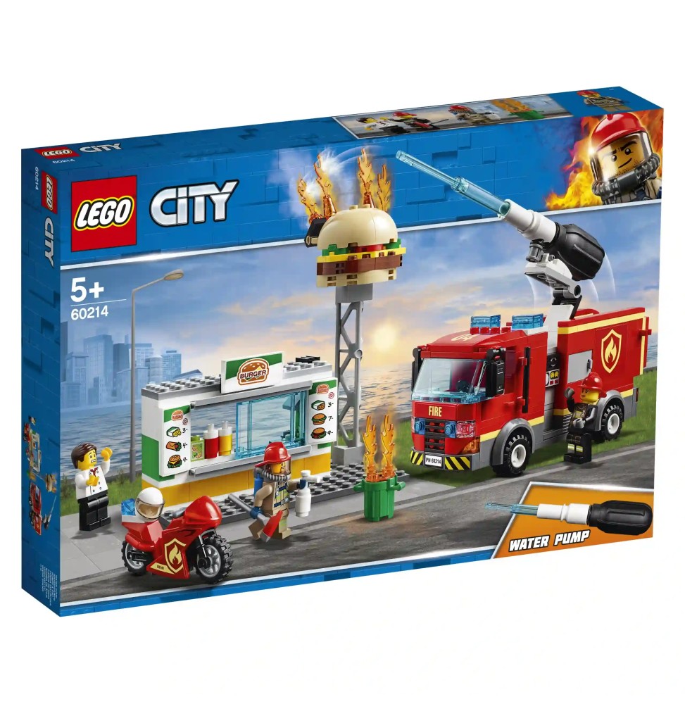 LEGO City 60214 Ajutor bar în flăcări