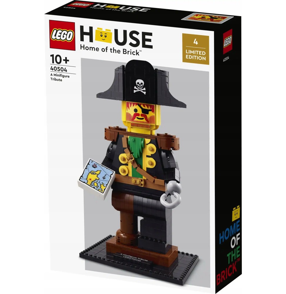 LEGO 40504 Omagiu pentru minifigurine Căpitanul Barbă Roșie