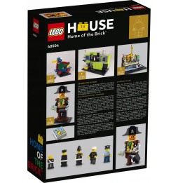 LEGO 40504 Omagiu pentru minifigurine Căpitanul Barbă Roșie