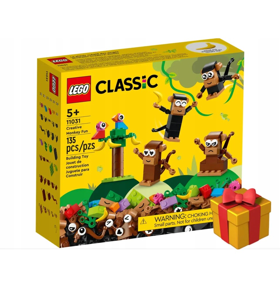 LEGO Classic 11031 Creative Monkey Fun