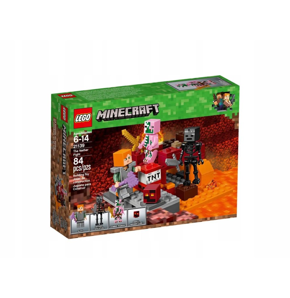 LEGO Minecraft 21139 Lupta în Nether set