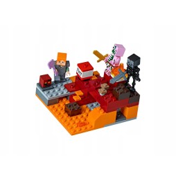 LEGO Minecraft 21139 Battle in the Nether Set