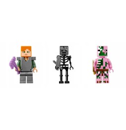 LEGO Minecraft 21139 Battle in the Nether Set