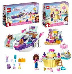 LEGO Gabby's Dollhouse Koci Domek Statek i Spa