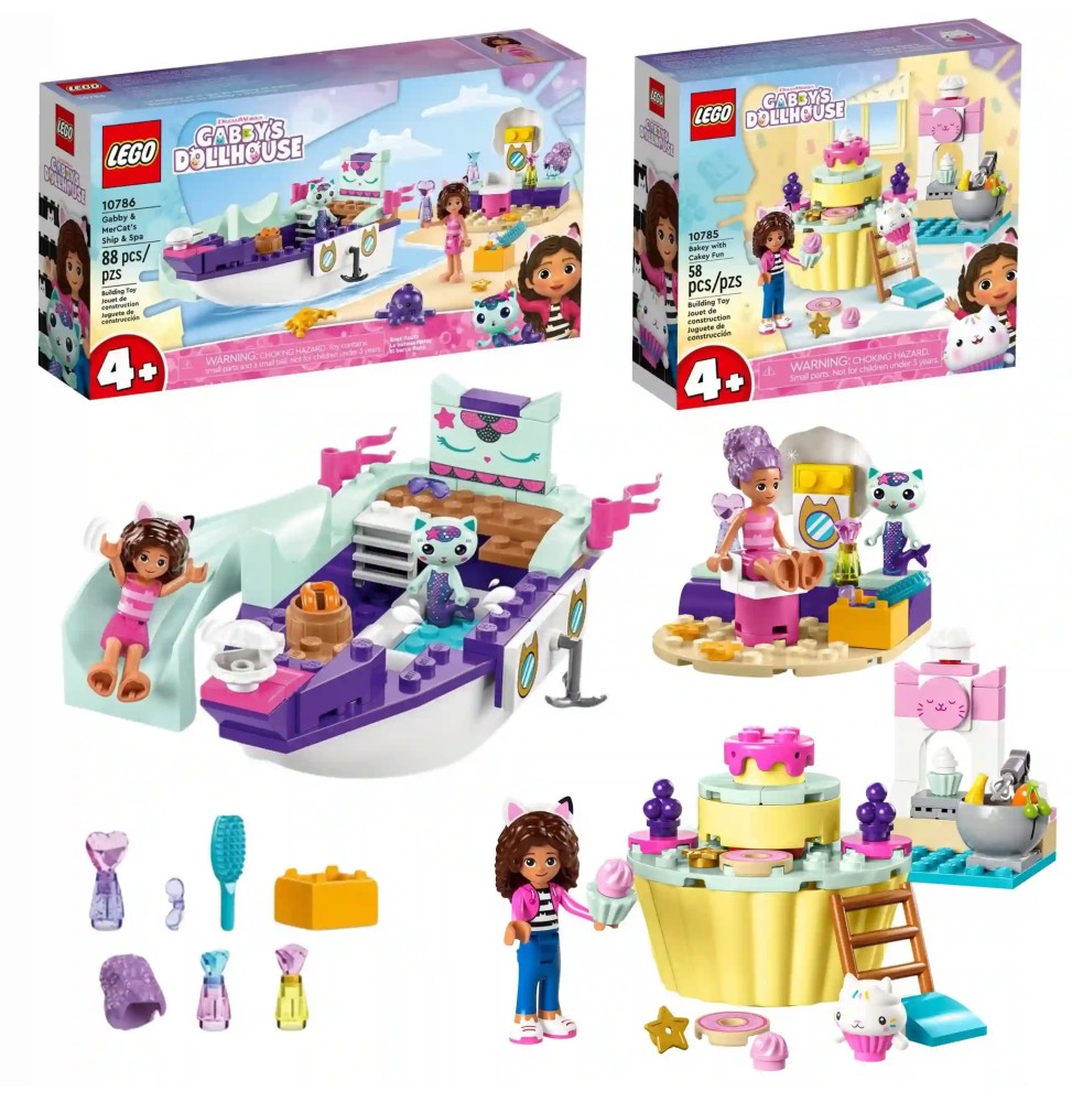 LEGO Gabby's Dollhouse Casa Pisicilor Nava Spa