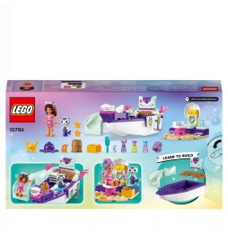 LEGO Gabby's Dollhouse Koci Domek Statek i Spa