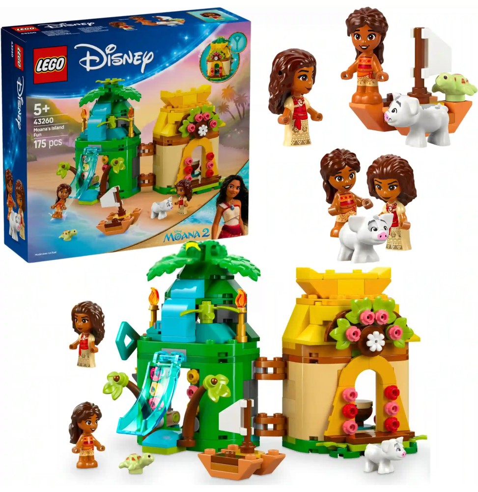 LEGO Disney Vaiana distracție pe insulă 43260