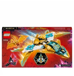 Lego Ninjago Złoty smoczy odrzutowiec Zane 71770