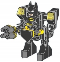 LEGO Super Heroes Batman cu Mega Robo Mech